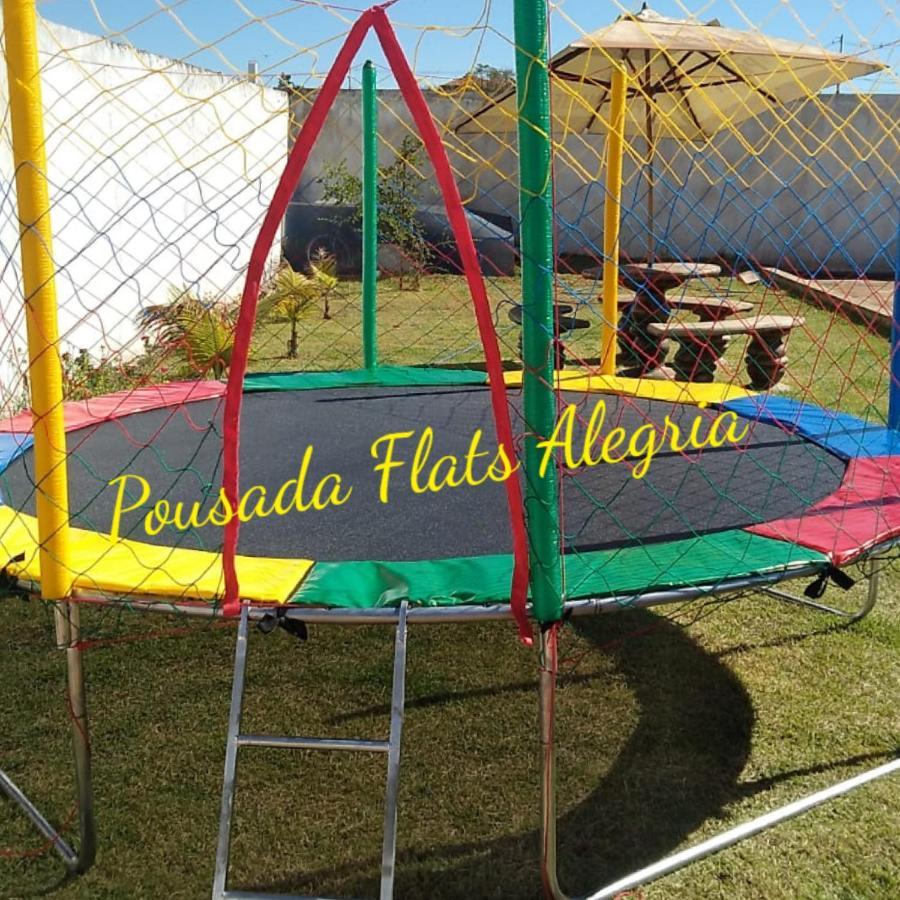 Pousada Flats Alegria Piscina Climatizada Olimpia Exterior photo